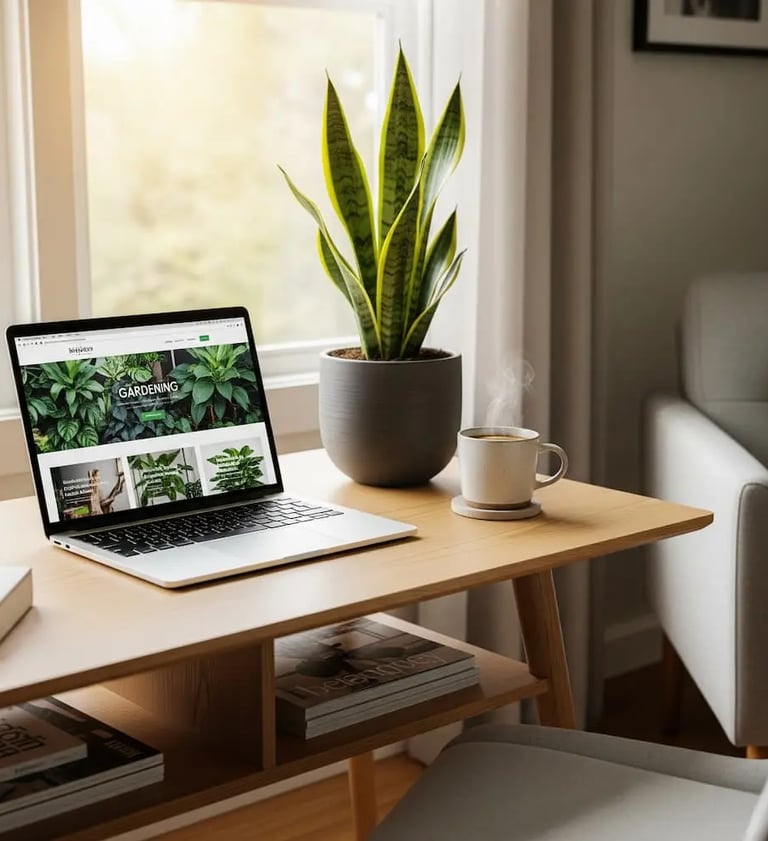 Consejos para el jardín a través de Newsletter tranquilamente en casa