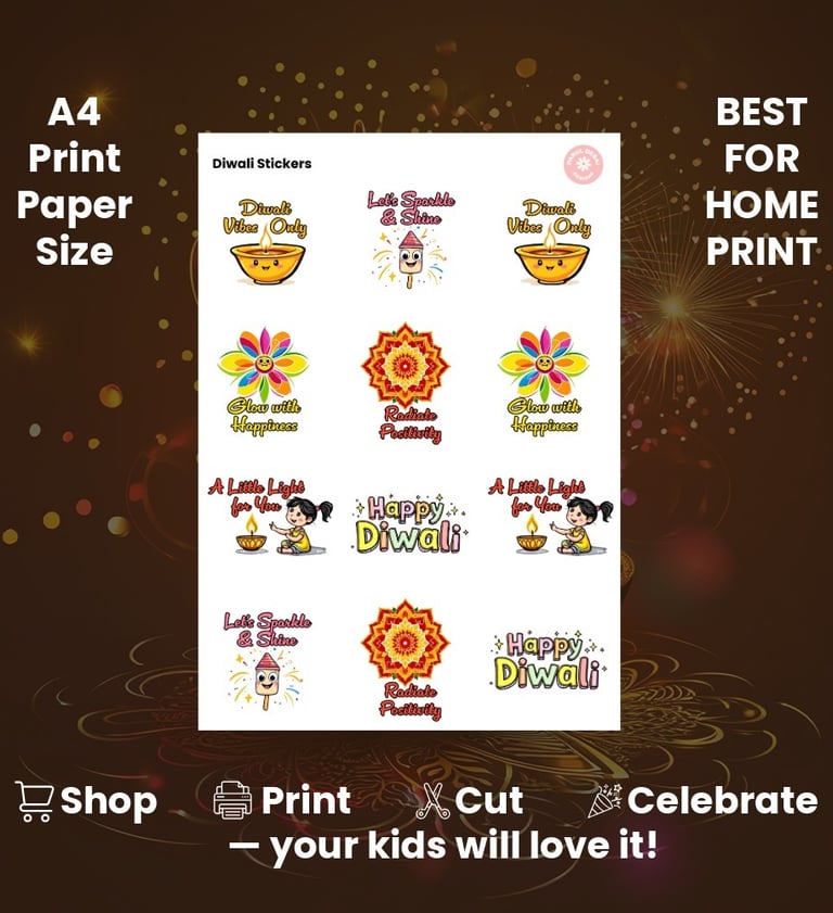 Diwali digital downloads - Shop last minute from anywhere worldwide - get instant download