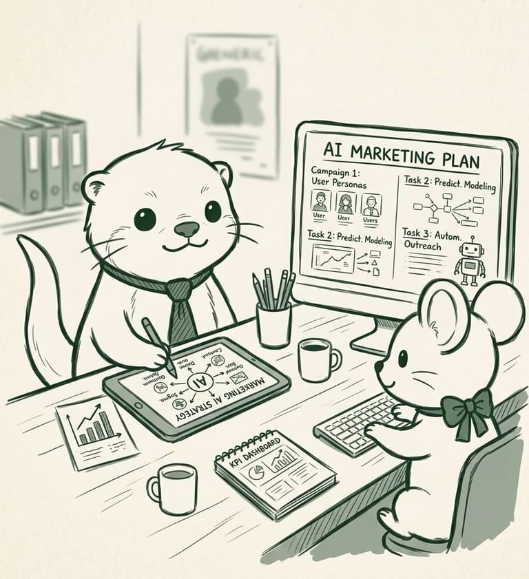 emotjib team work on ai search marketing