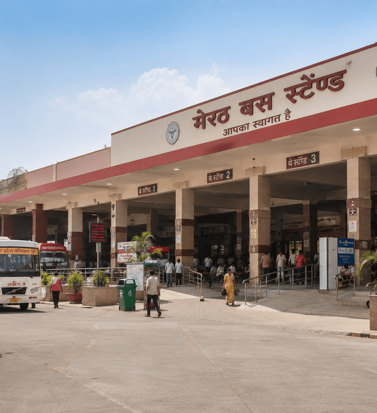 hotel near meerut bus stand