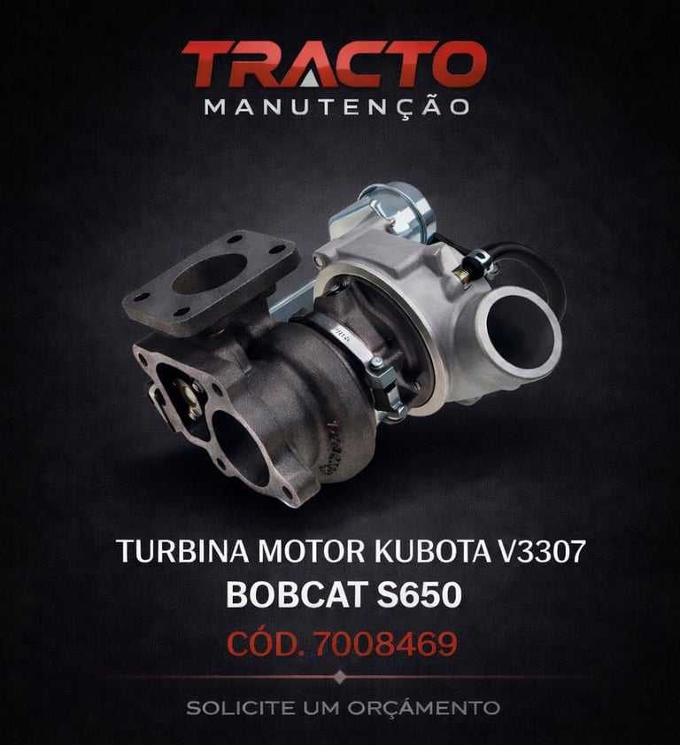 7008469 - Turbina Motor Kubota V3307 Bobcat S650