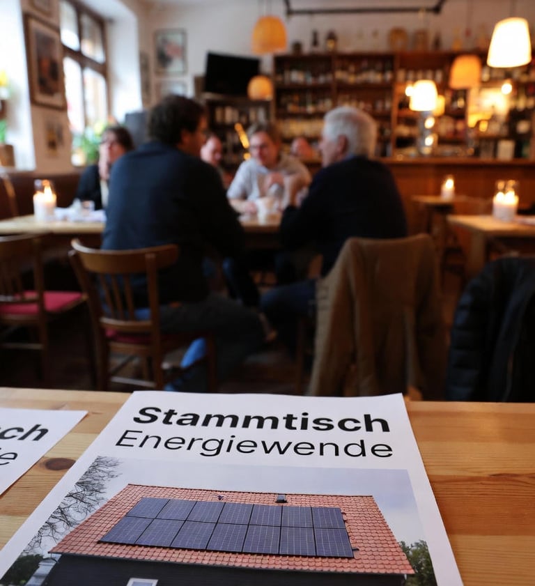 Stammtische bezahlbare Energiewende in Rheinmain