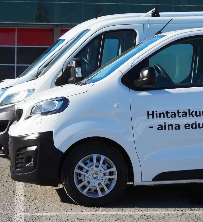 Pakettiautot - Oulun edullisin hintatakuulla
