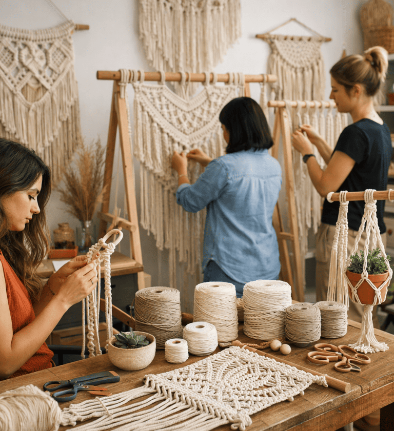 taller de joyería artesanal con un ambiente cálido y muy auténtico.