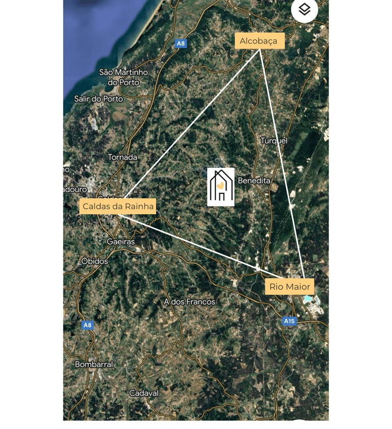 mapa do local de Montessori na Quinta