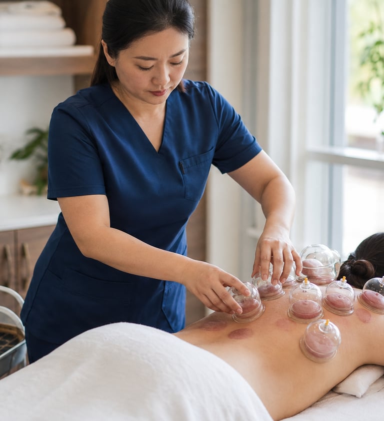 What is the difference between acupuncture and massage therapy?  Acupuncture uses specific points an