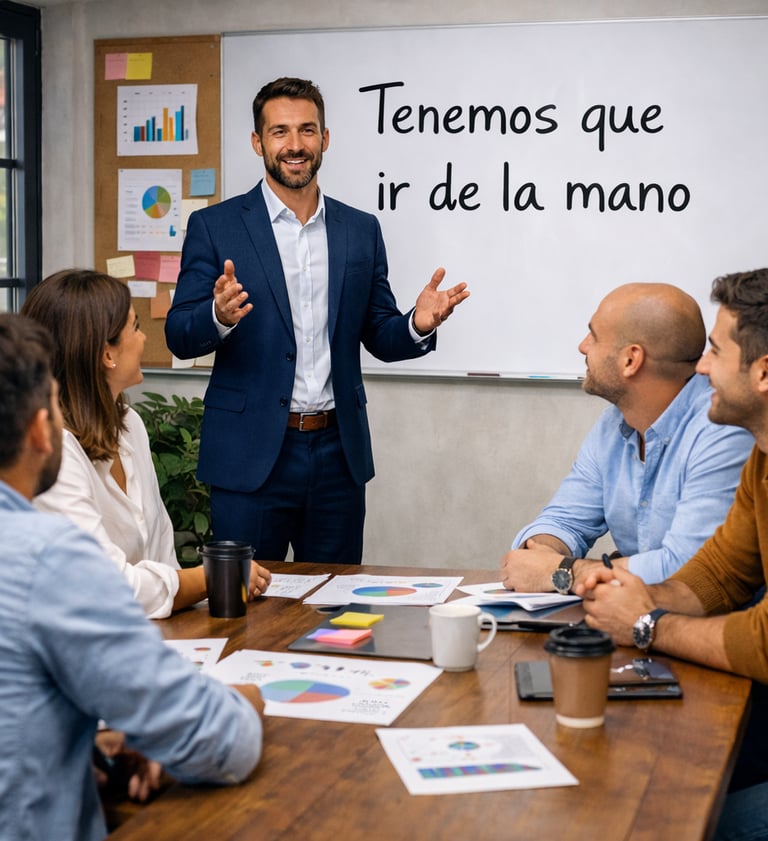 Tenemos que ir de la mano