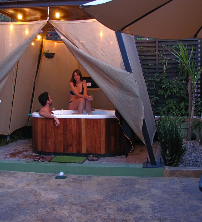 Cabaña con jacuzzi en San Miguel de Allende.
