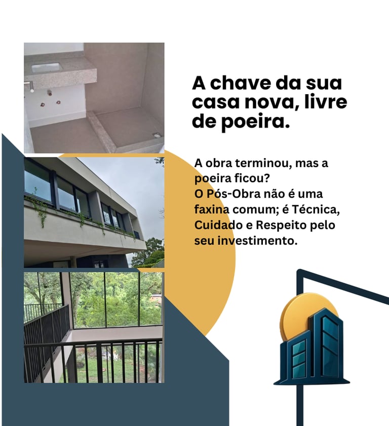 Limpeza pos obra em grandes empreendimentos