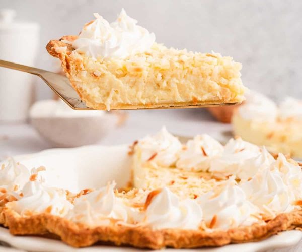 coconut custard pie