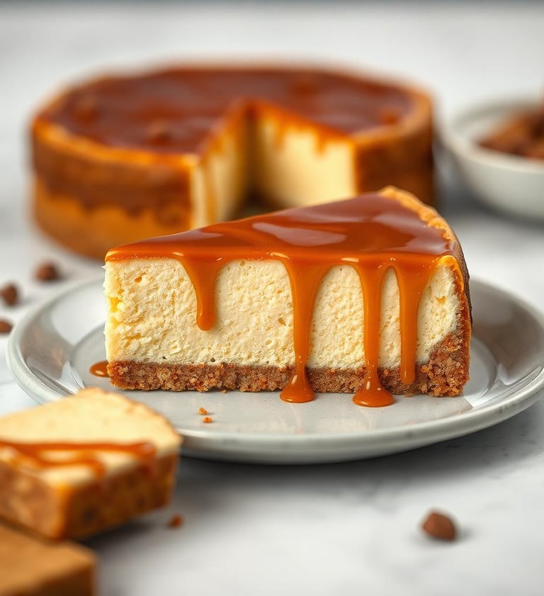 salted caramel cheesecake
