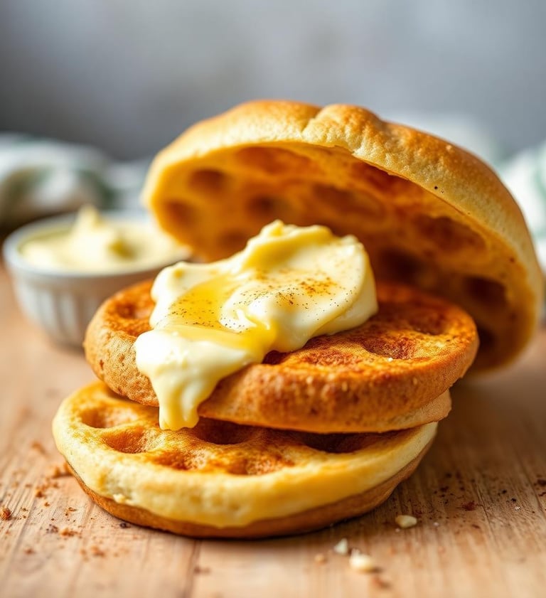 butter on waffles