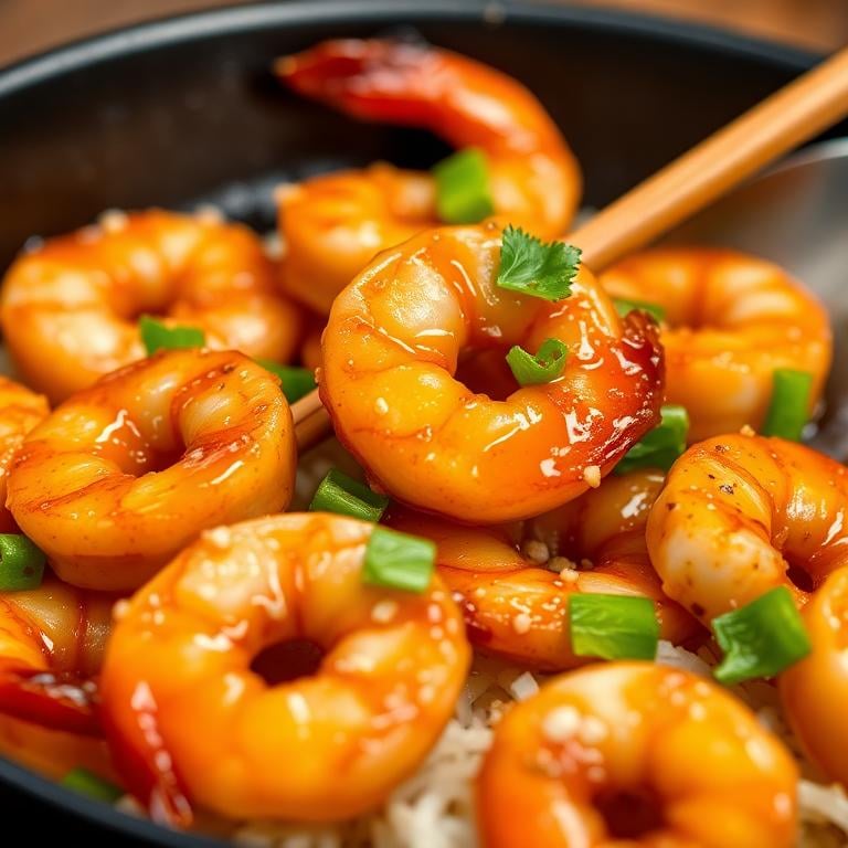 Honey-Garlic Shrimp