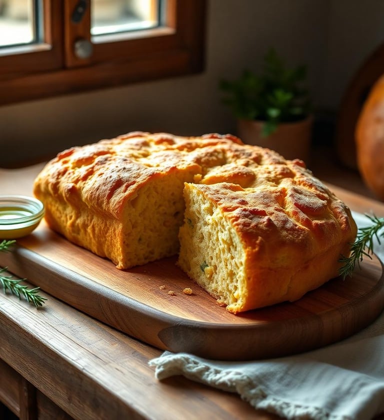 Italian-Inspired Cornbread (Pane di Mais)