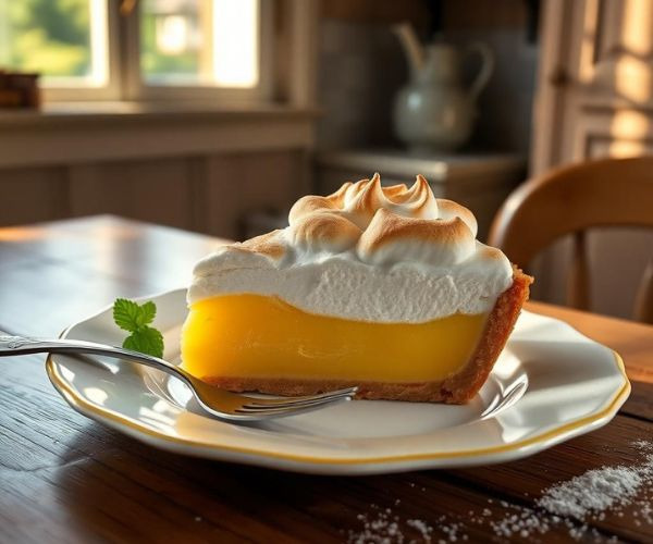 slice of Lemon Meringue Pie