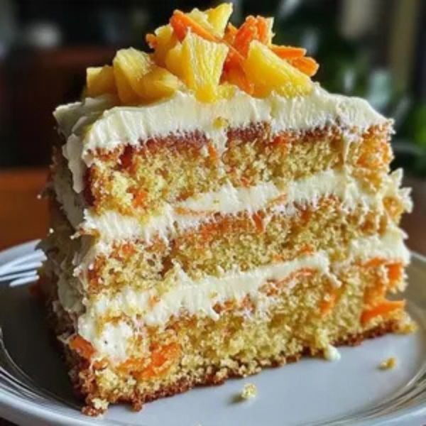 Hawaiian Carrot-Pineapple Cake