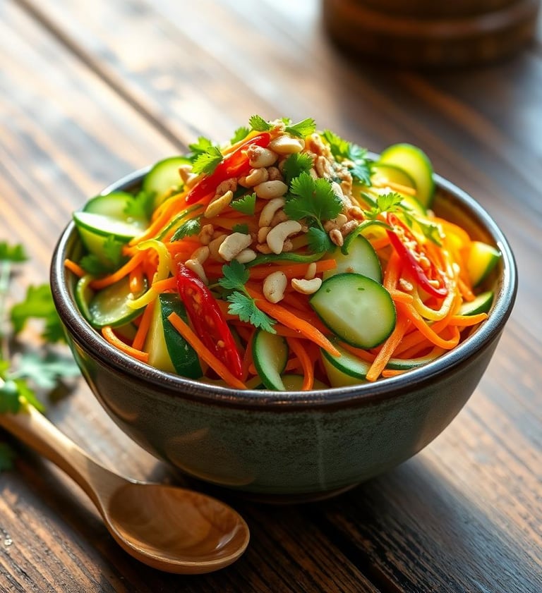 Spicy Thai Cucumber Salad