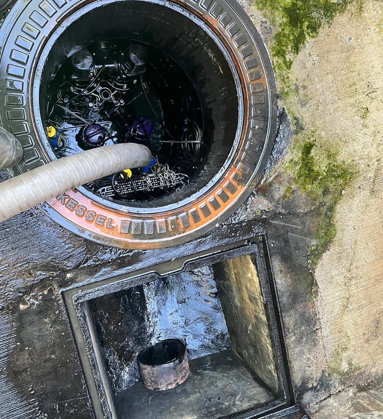 Vidange de bac à graisse 974