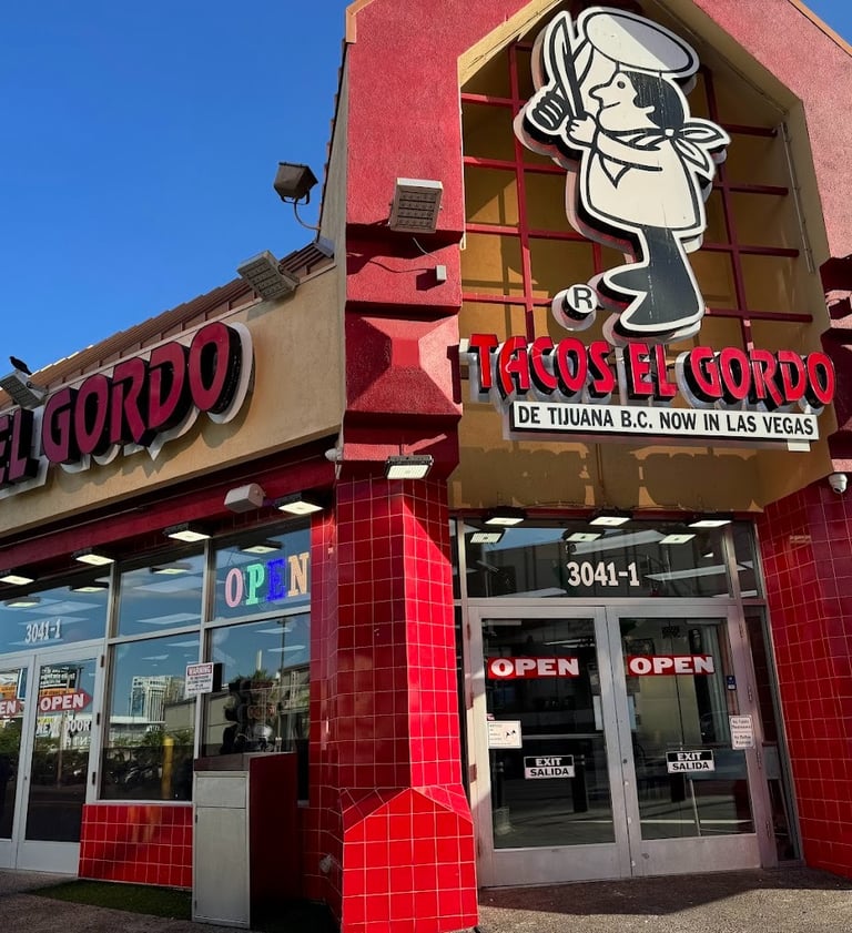 Tacos El Gordo (The Strip, North End):
