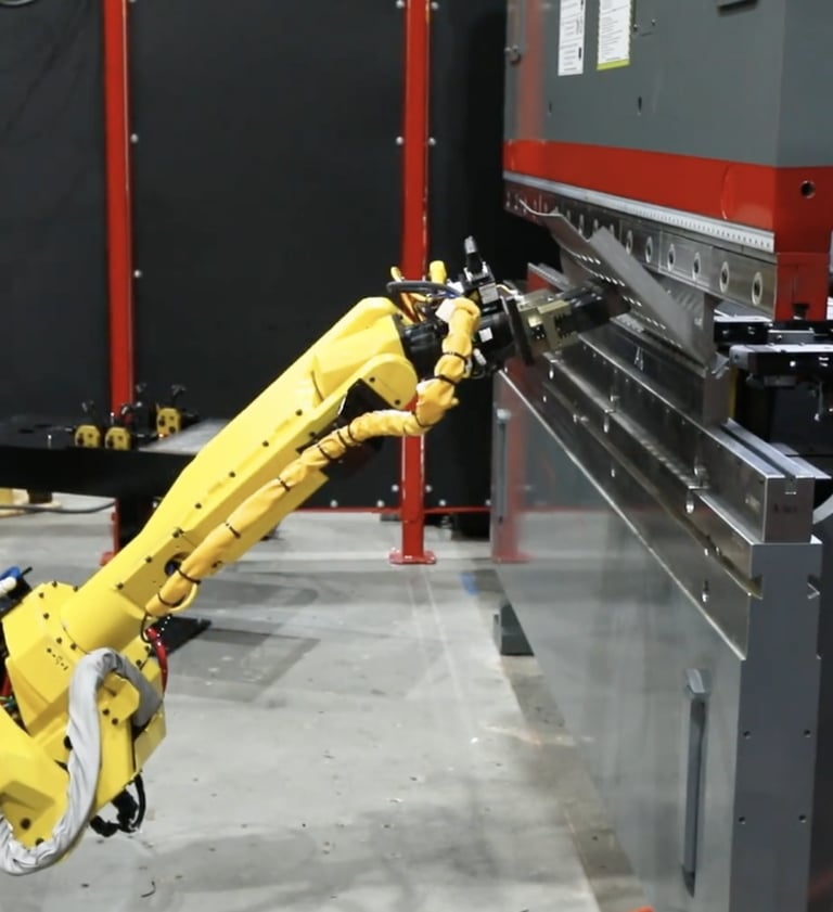robotic press brake tending