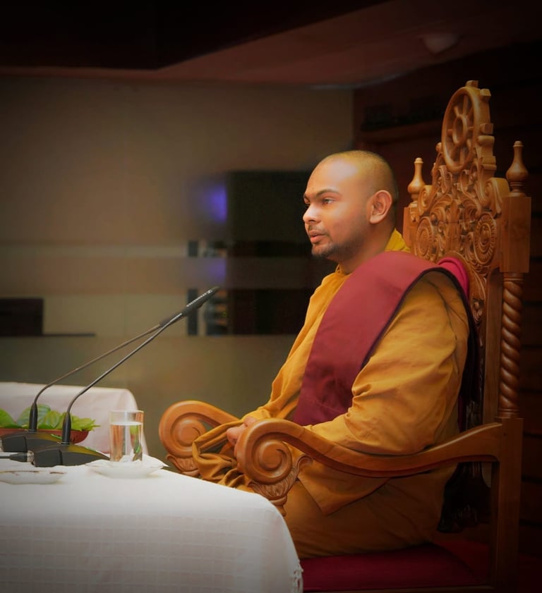 a monk in CBSL Central bank
