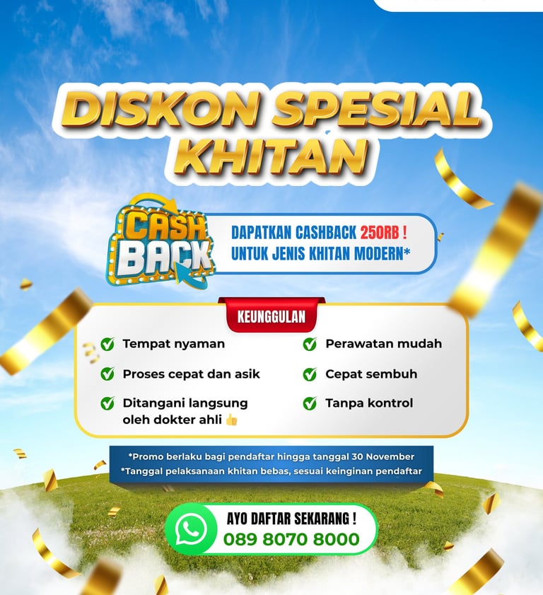 khitan promo khitan khitan jogja sunat jogja