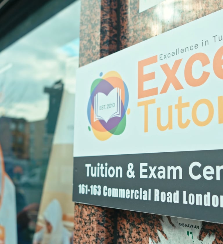 Excel Tutors - Ofsted Registered Tuition Centre in London