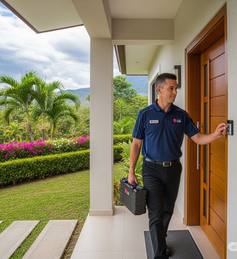 Proceso de Mantenimiento para Lavadoras LG en Costa Rica