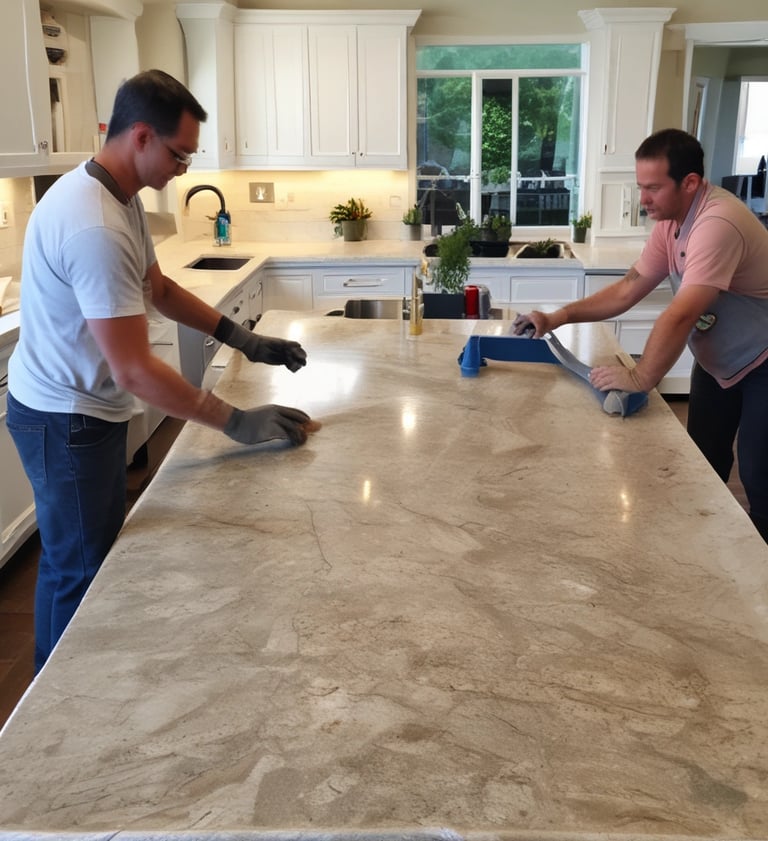 stone care maintenance sealer for granite, quartz and marble