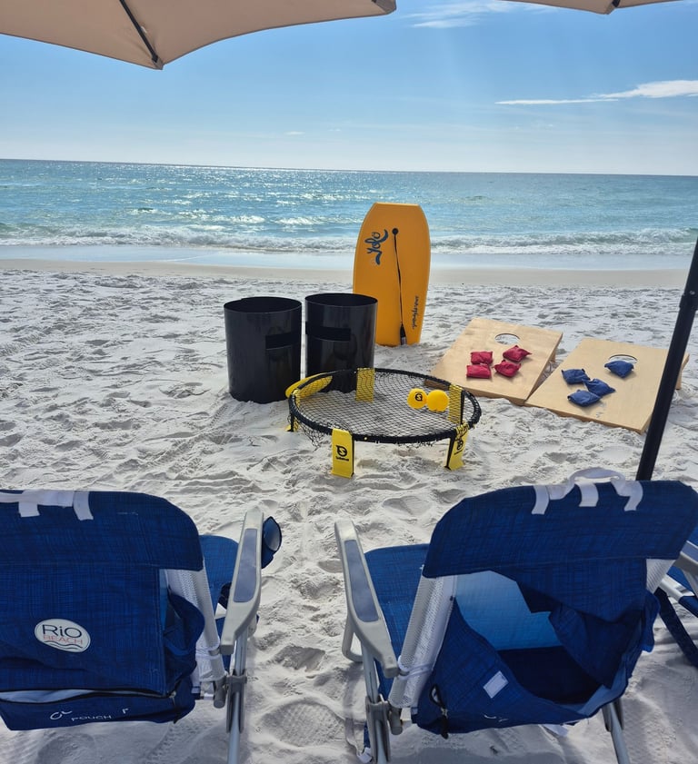 Beach chair rentals Destin Florida