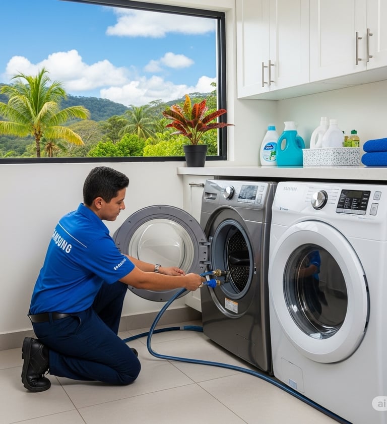 Proceso de Instalación de Secadoras Samsung en Costa Rica