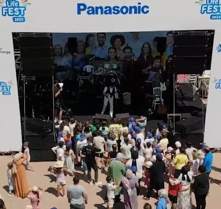 Kurumsal piknikler, festivaller, şirket etkinlikleri ve organizasyonlar için profesyonel ses sistemi
