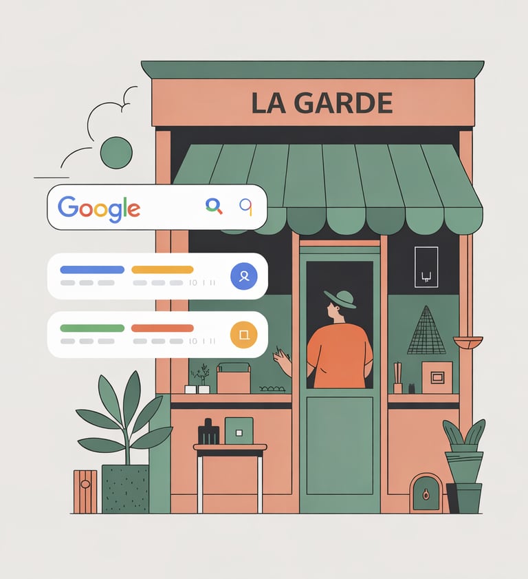 création de site internet la garde