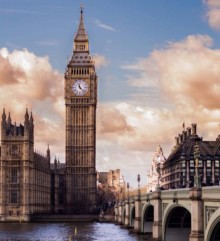 London, Big Ben and the Thames