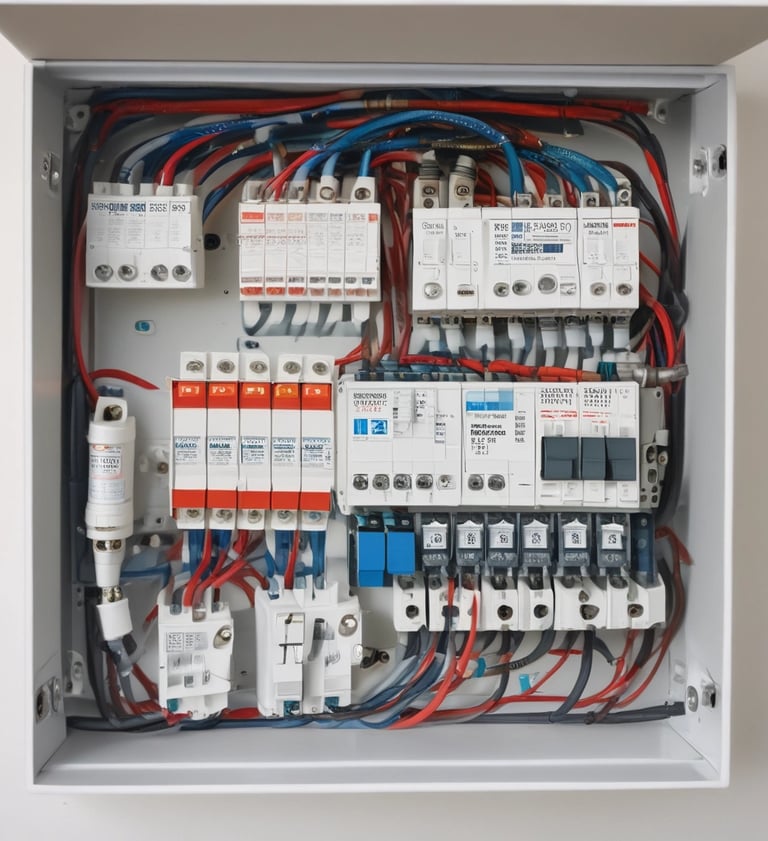 Fuse box by emergency electrician near me