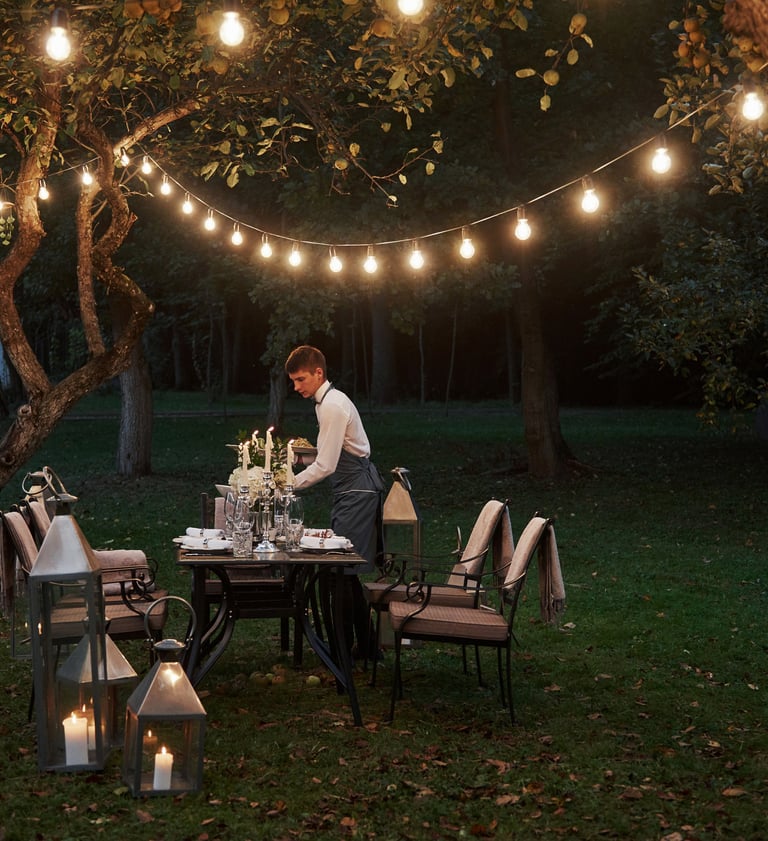 Garden lights fix by Domestic Electrician.