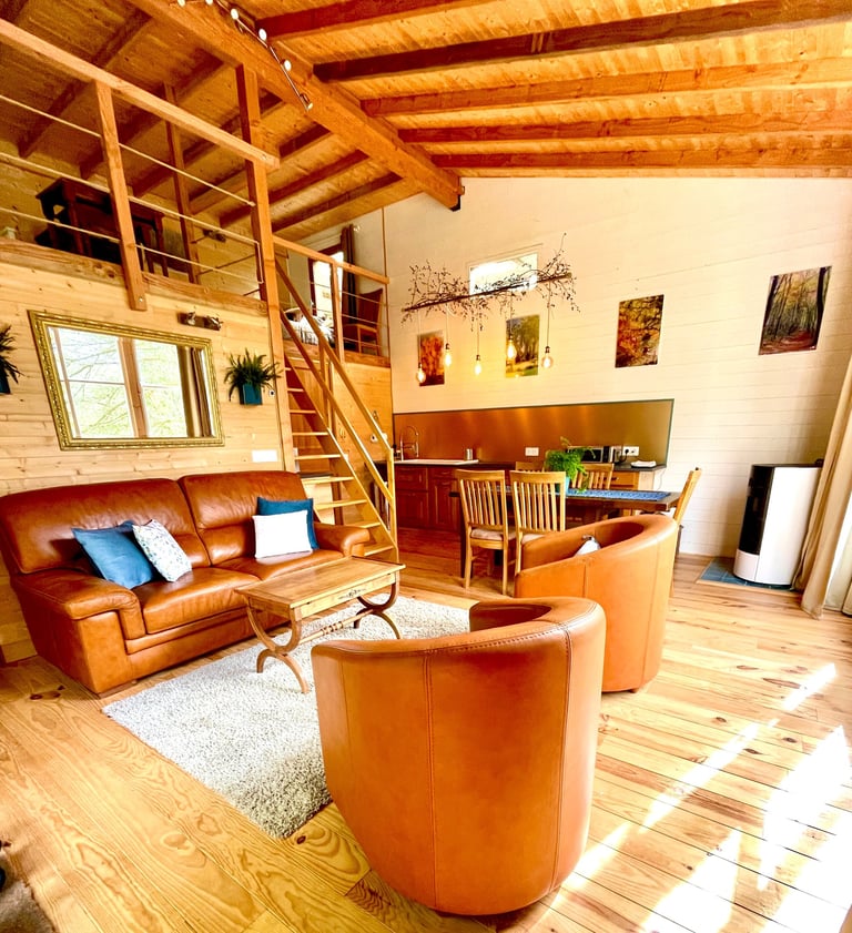 Chalet eau vacances foret nature bois nevers nièvre