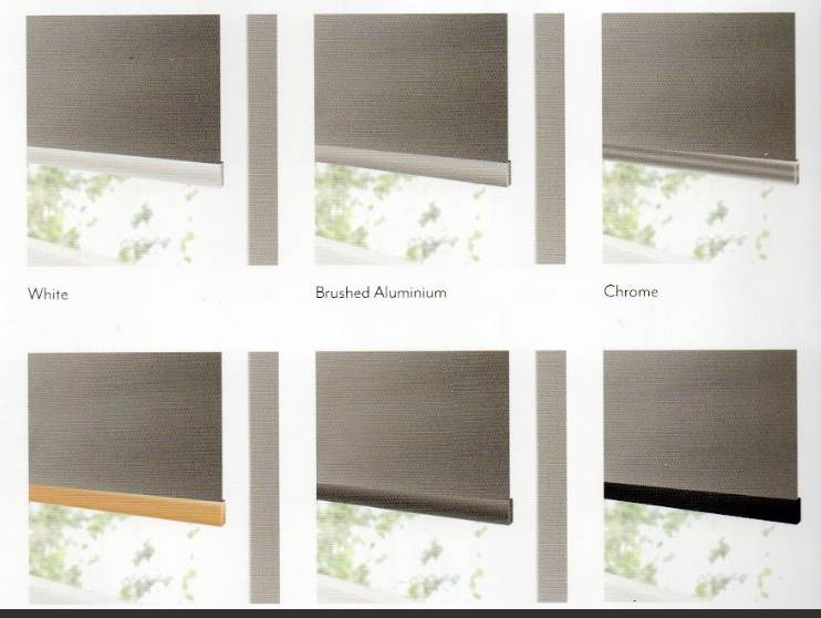 roller blind finishing options
