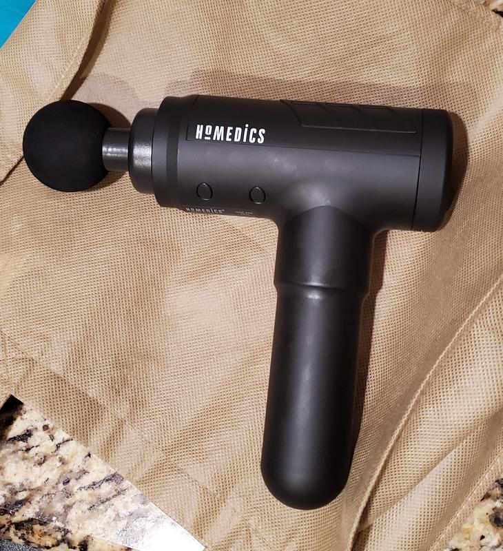 Homedics percussion massager for effective deep tissue relief