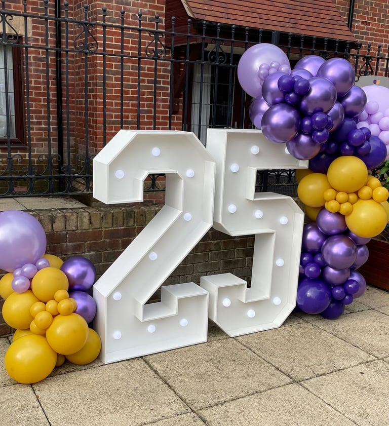 LED Number Hire in Sussex & Kent