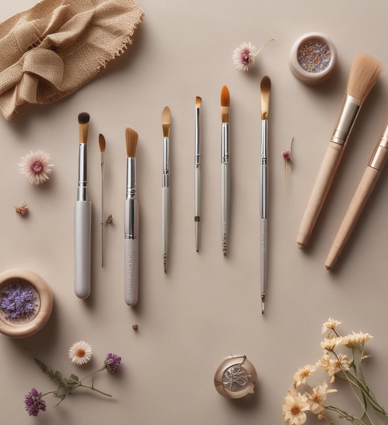 pinceles para decorar