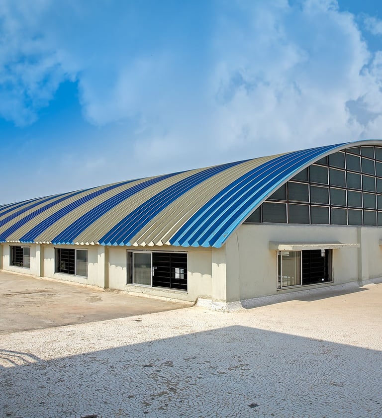 self support roof to cover top floor