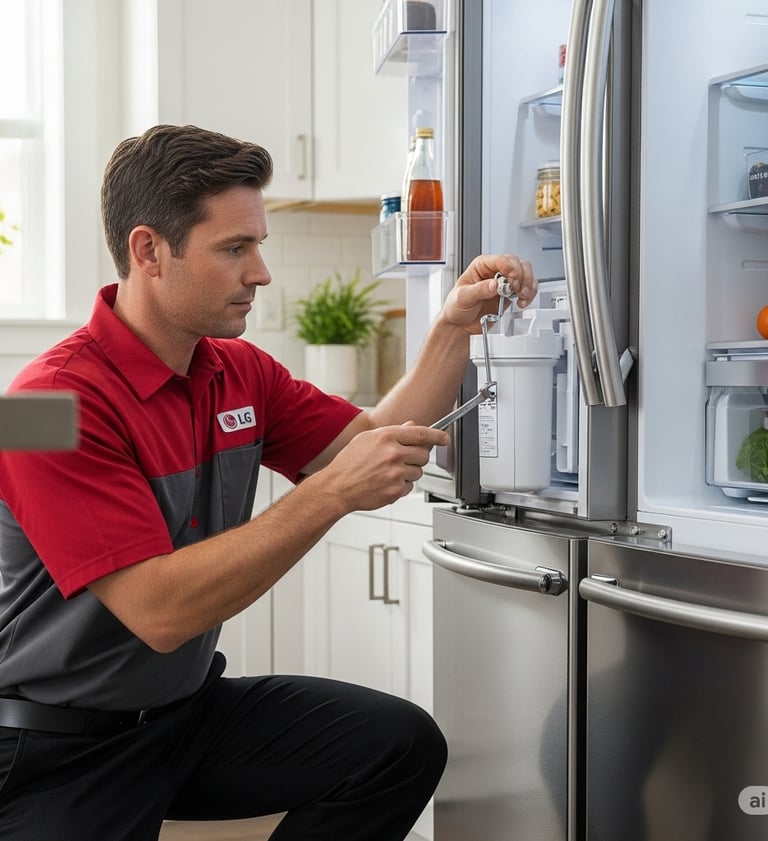 Reparación de Refrigerador LG en Costa Rica