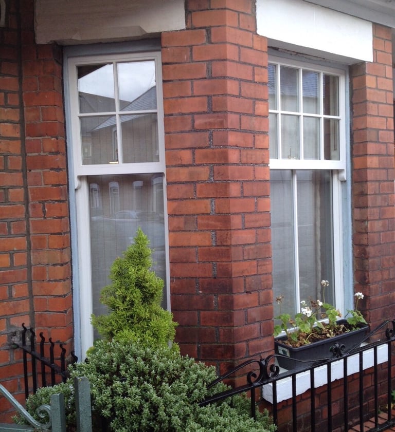 Traditional sash window renovation in Belfast