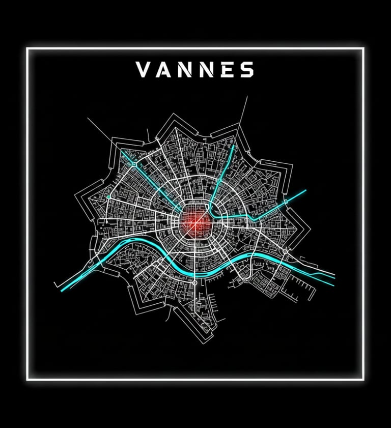 plan de la ville de vannes seo
