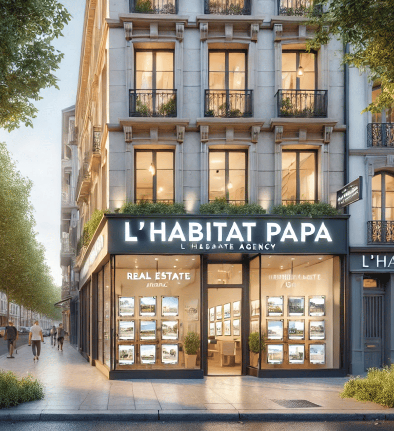 Agence immobilier avec nom rigolo jeu de mots