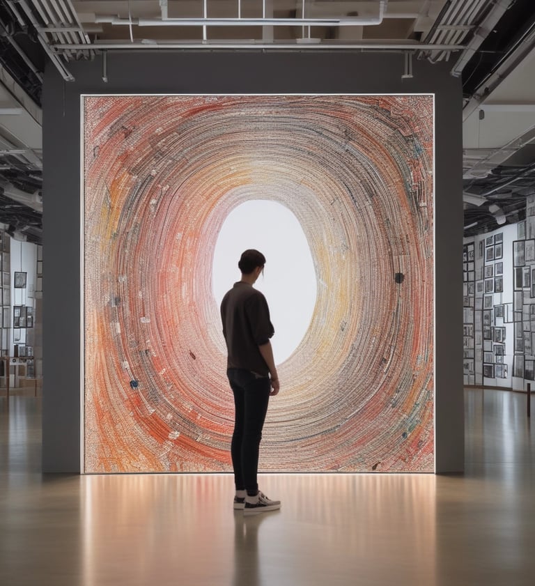 black blue and yellow textile