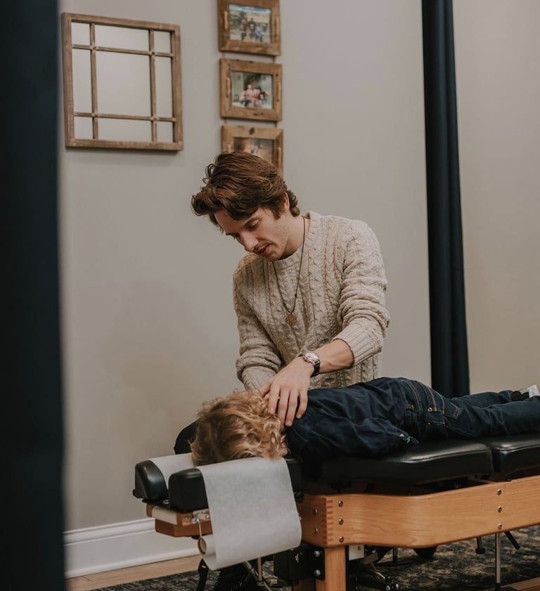 Happy child after chiropractic care for anxiety Franklin TN