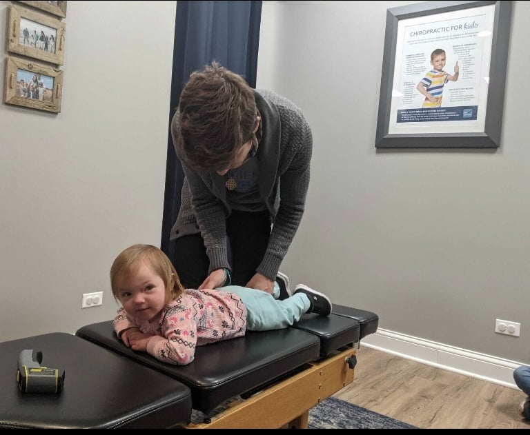 Calming, sensory-friendly chiropractic office environment at Three Nails Chiropractic