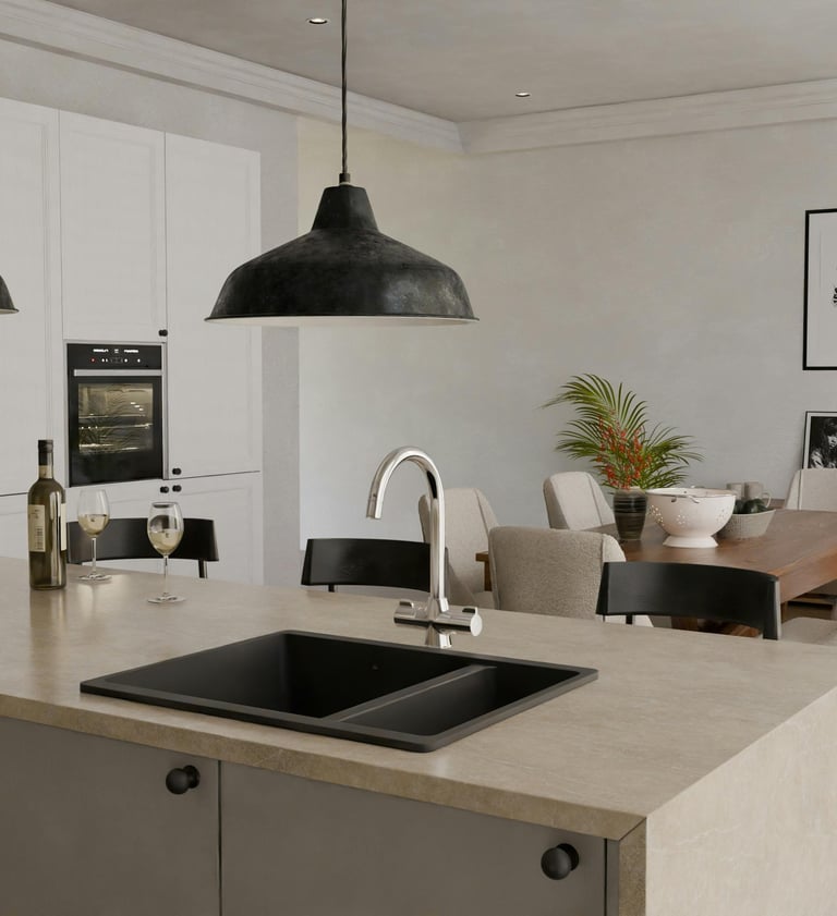 Salle à manger rénovée